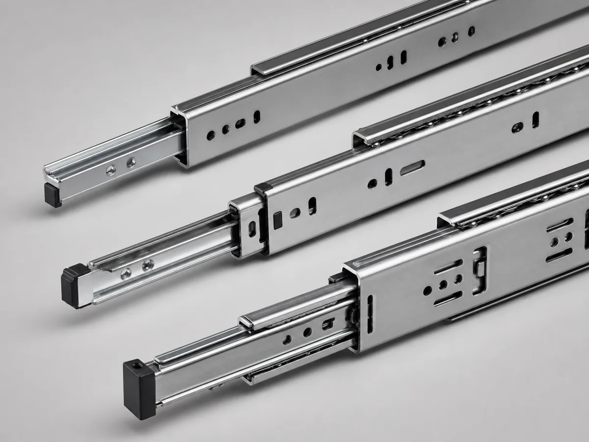TERQ drawer slides — full-extension and under-mount slide solutions for furniture applications