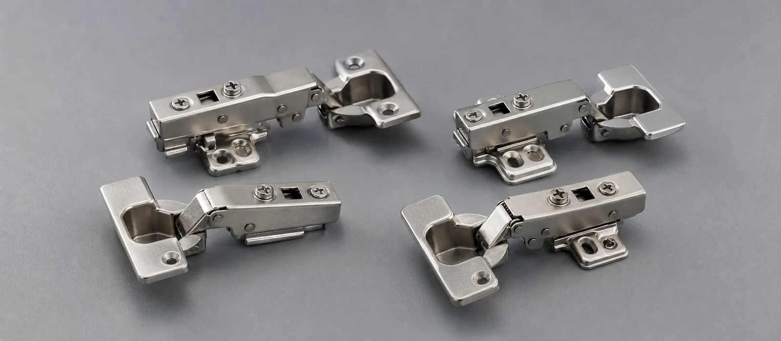 TERQ soft-close hinges — concealed and overlay hinge options for consistent cabinet door performance