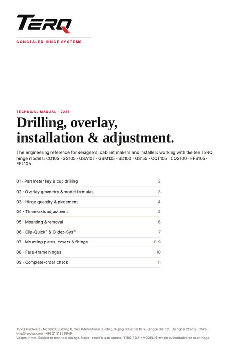 Cover of the Terq technical manual